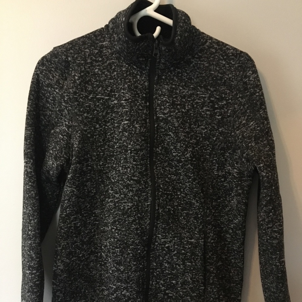 Full zip-up sweatshirt